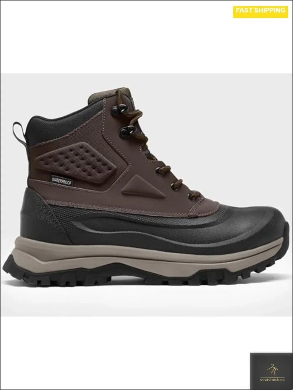 Men's Insulated Waterproof Snow Boots Winter Hiking Cold Weather